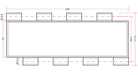 Polycarbonate transpatent slats